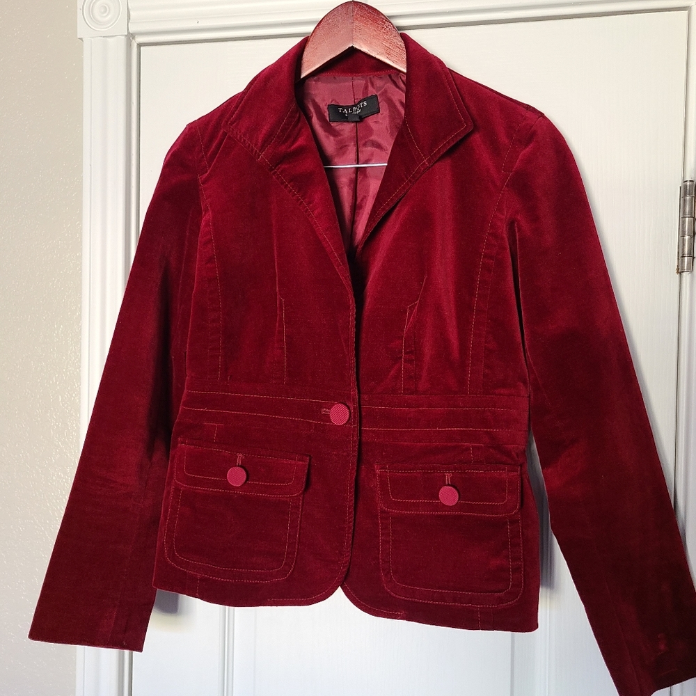 Talbots Velvet Blazer